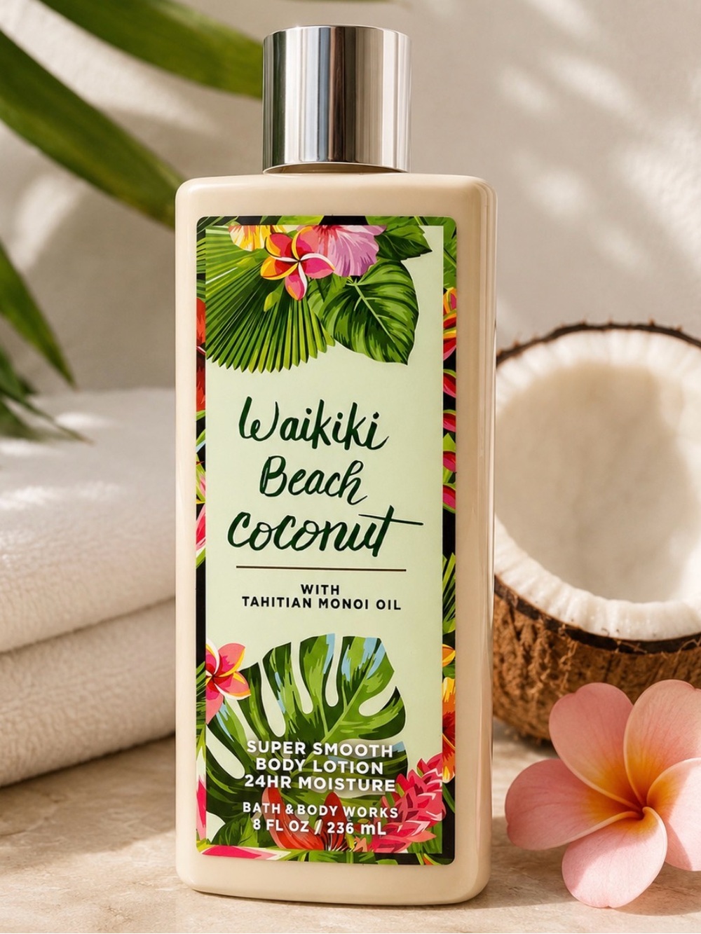 BATH & BODY WORKS • Waikiki Beach Coconut Body Lotion, 8 fl oz